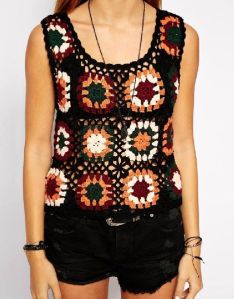 Crochet Multicolored Top