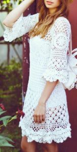 Crochet One Piece Dress