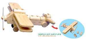Wooden Aeroplane Toy