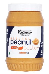 Diruno Natural Peanut Butter Creamy 1kg (Unsweetened, Gluten Free, Non-GMO)