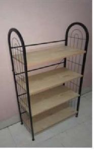 4 Shelf Wooden Shoe Rack