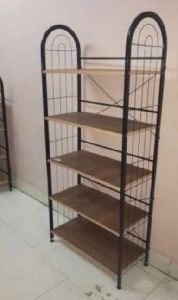 5 Shelf Wooden Shoe Rack