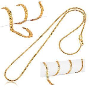 Ankur ethnic gold plated combo of 3 chains for women