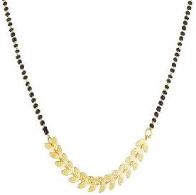 Ankur finely gold plated printed mangalsutra for women