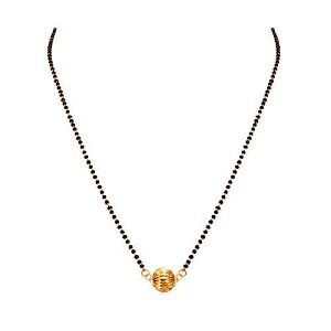 Ankur glamorous gold plated mangalsutra for women