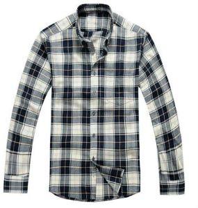 Mens Indigo Check Shirt