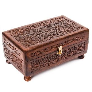 wooden handicraft boxes