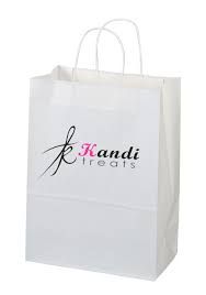 Printed White Paper Bag