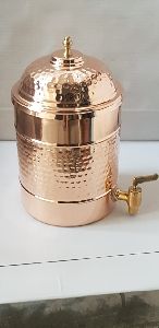 Copper Cup with Lid