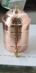 Copper Hammered Water Tank