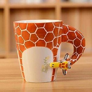 Giraffe Shaped Coffee Mugs