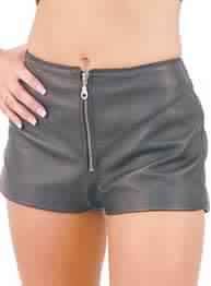 Ladies Leather Hot Pant
