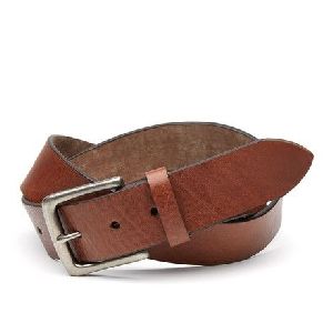 Mens Pure Leather Brown Belts