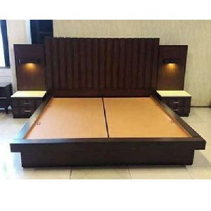 wooden designer bed