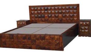 Solid wood sheesham Bed