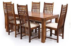 Solid wood six seated dining Set