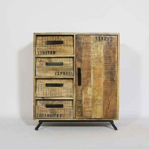 Wooden Cabinet in rustic look