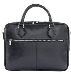 Black Leather Office Bag