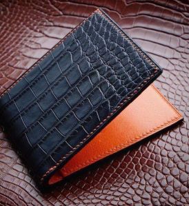 Mens Black Leather Wallet