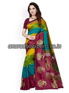 Printed Silk Saree