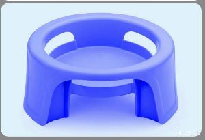 Blue Plastic Water Pot Stand