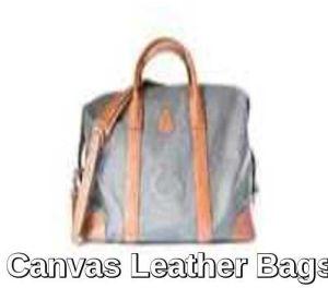 Canvas Leather Travel Bags