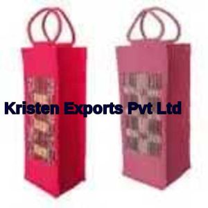 Jute Wine Bags