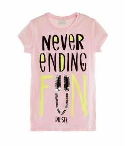 Girls Quotation Printed T-Shirt