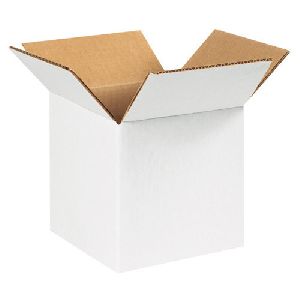 White Duplex Corrugated Box