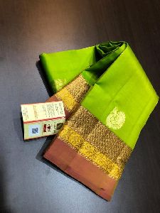 PURE KANCHEEPURAM HANDLOOM SOFT SILK PATTU SAREES