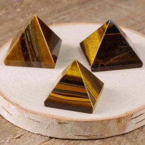 Tiger Eye Pyramid