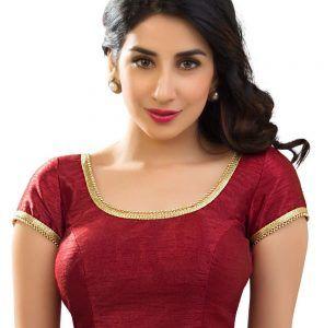 Dupion Silk Saree Blouse