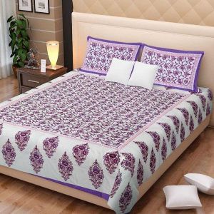 Printed Cotton Double BedSheets