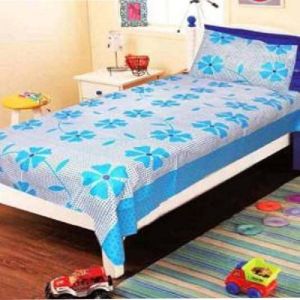 Printed Handloom Single Bed Sheets