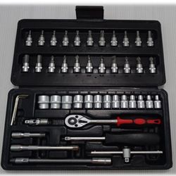 SOCKET SET/46 PCS 1/4'