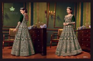 Embroidered Premium Silk Gown