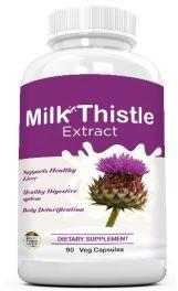 MILK THISTLE EXTRACT 500 mg - 90 VEG CAPSULES