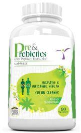 Pre And Probiotics Psyllium Husk With Zinc 90 Veg Capsules