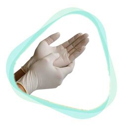 Latex Examination Gloves-Powdered