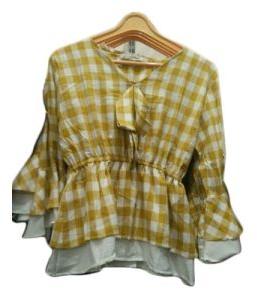 Ladies Checkered Top