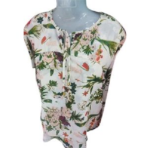 Ladies Flower Printed Top