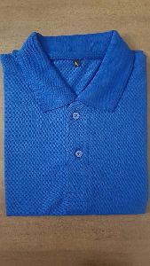 Mens Blue Polo T Shirt