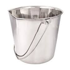 Stainless steel Flat bucket