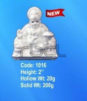 1016 Sterling Silver Kuber Statue