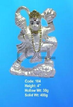 104 Sterling Silver Hanuman Statue