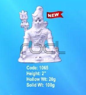 1065 Sterling Silver Shivling Statue