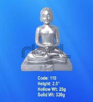 110 Sterling Silver Mahavir Ji Statue