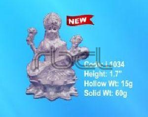 L1034 Sterling Silver Saraswati Statue