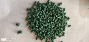 Green Raffia Plastic Granules