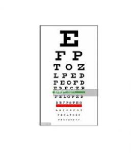 Snellen Eye Chart